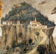 GHIRLANDAIO, Domenico Stigmata of St Francis detail oil